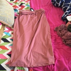 Pink skirt